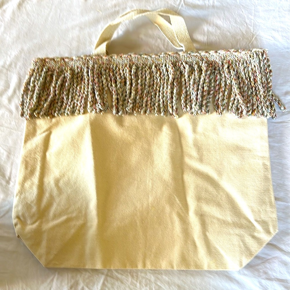 Handmade canvas tote - Picture 3 of 4